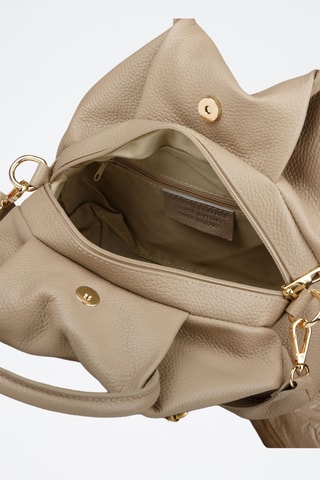 Sac à main en cuir de veau - Beige