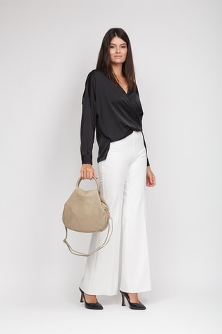 Sac à main en cuir de veau - Beige