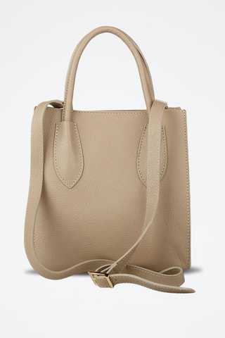 Sac à main en cuir de veau - Beige