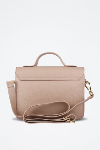Sac bandoulière en cuir de veau - Beige