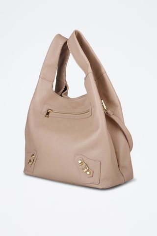 Sac à main en cuir de veau - Beige