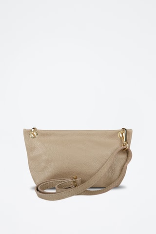 Sac bandoulière en cuir de veau - Beige