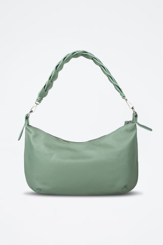 Sac porté épaule en cuir de veau - Vert