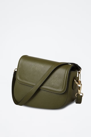 Sac bandoulière en cuir de veau - Vert
