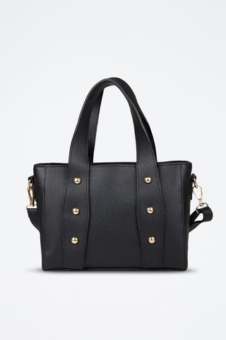 Sac à main en cuir de veau - Noir