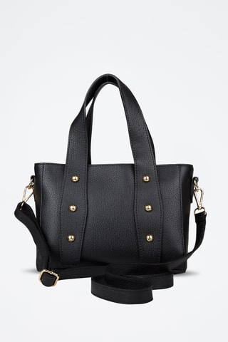 Sac à main en cuir de veau - Noir