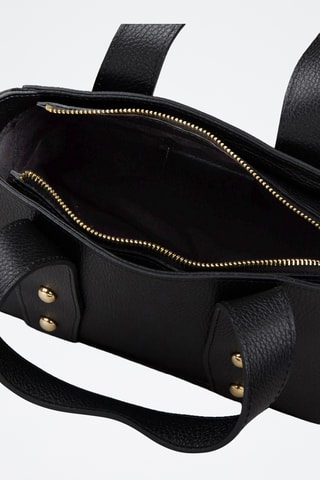 Sac à main en cuir de veau - Noir