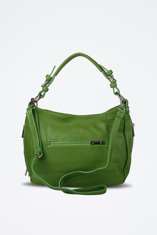 Sac porté épaule en cuir de veau - Vert