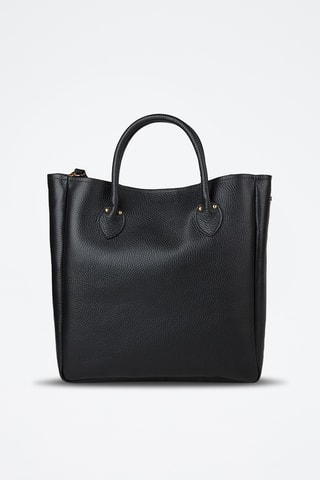 Sac à main en cuir de veau - Noir