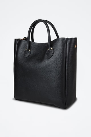 Sac à main en cuir de veau - Noir