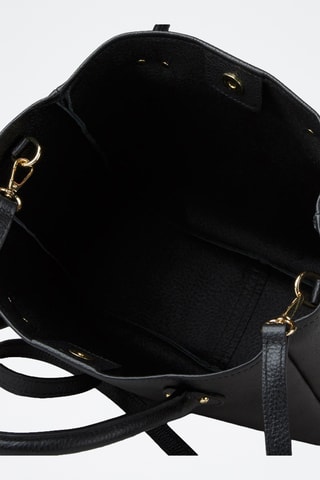 Sac à main en cuir de veau - Noir