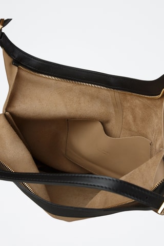 Cabas en cuir de veau - Beige