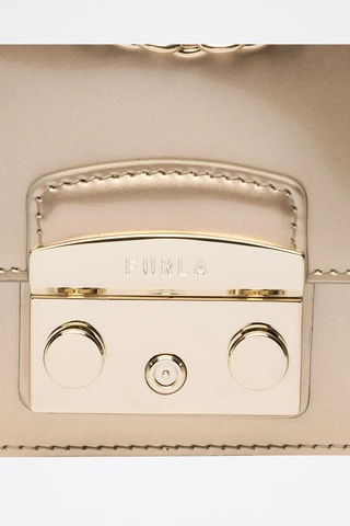 Sac bandoulière en cuir - Doré