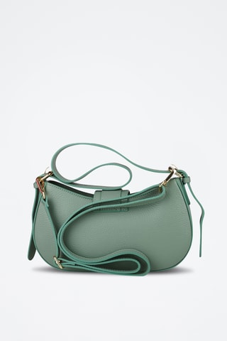 Sac porté épaule en cuir de veau - Vert