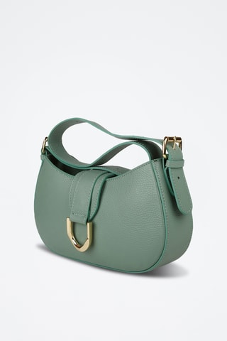 Sac porté épaule en cuir de veau - Vert