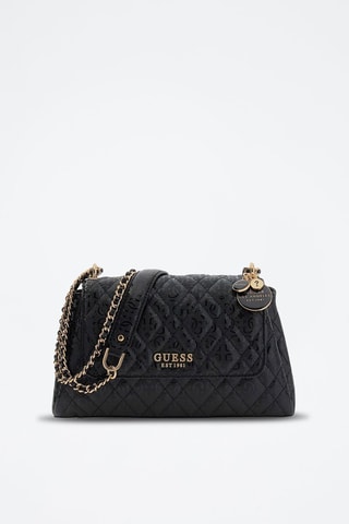 Sac porté épaule Isemay - Noir et doré