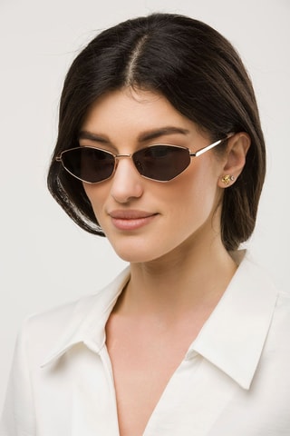 Lunettes de soleil femme - Marron