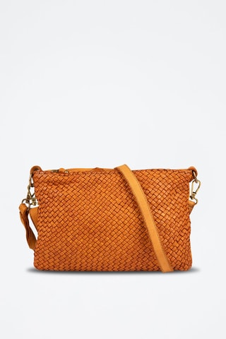 Sac bandoulière en cuir - Marron