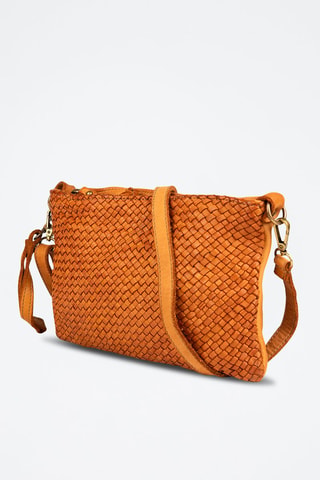 Sac bandoulière en cuir - Marron