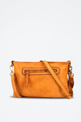 Sac bandoulière en cuir - Marron