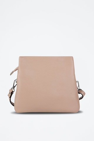 Sac bandoulière en cuir - Rose