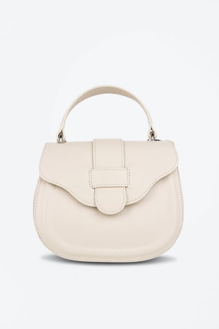 Sac à main en cuir - Beige