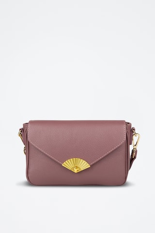 Sac bandoulière en cuir de veau - Rose