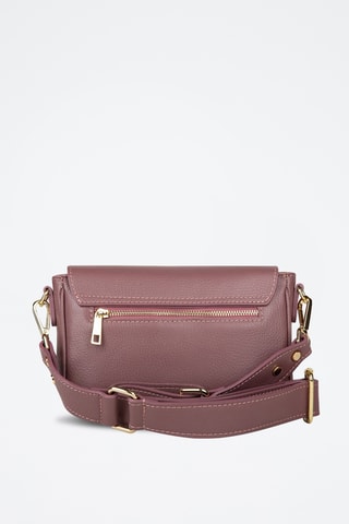 Sac bandoulière en cuir de veau - Rose