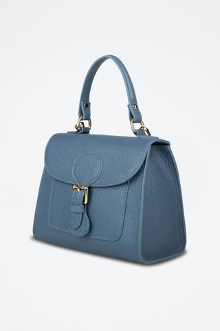 Sac à main en cuir de veau - Bleu