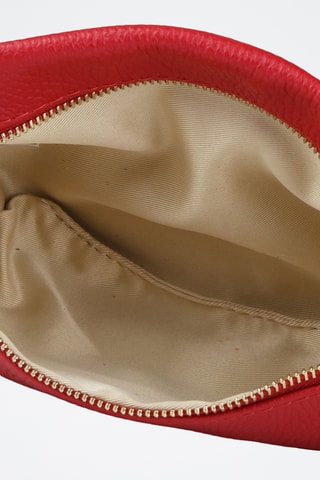 Sac bandoulière en cuir de veau - Rouge