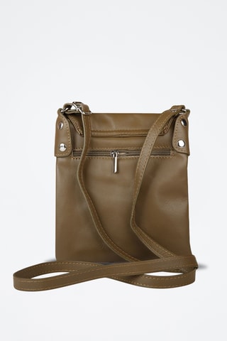 Sac bandoulière en cuir de veau - Vert