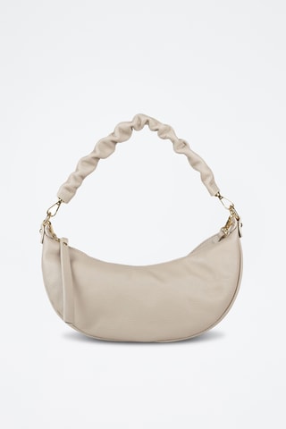 Sac porté épaule en cuir de veau - Beige