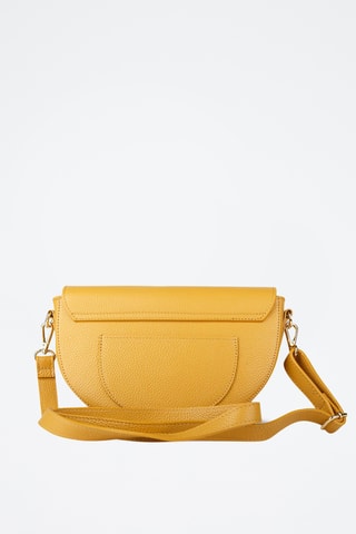 Sac bandoulière en cuir de veau - Jaune