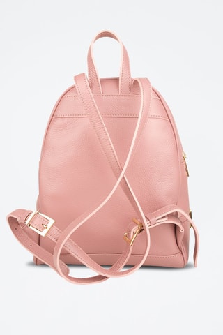 Sac à dos en cuir - Rose