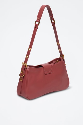 Sac porté épaule - Rouge et doré