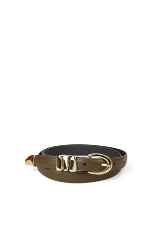 Ceinture en cuir - Vert