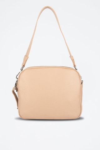 Sac porté épaule en cuir - Rose