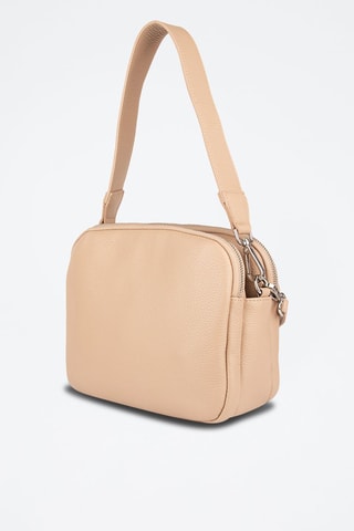 Sac porté épaule en cuir - Rose
