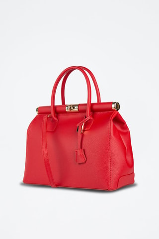 Sac à main en cuir - Rouge