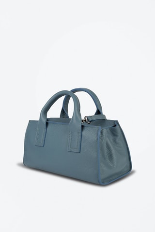 Sac à main en cuir de veau - Bleu