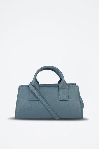 Sac à main en cuir de veau - Bleu