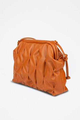 Sac bandoulière en cuir de veau - Marron