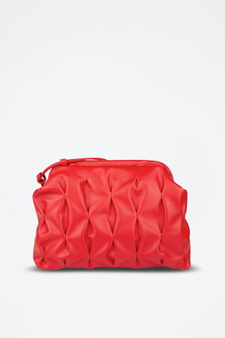 Sac bandoulière en cuir de veau - Rouge