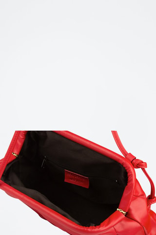 Sac bandoulière en cuir de veau - Rouge