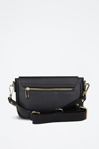 Sac bandoulière en cuir de veau - Noir