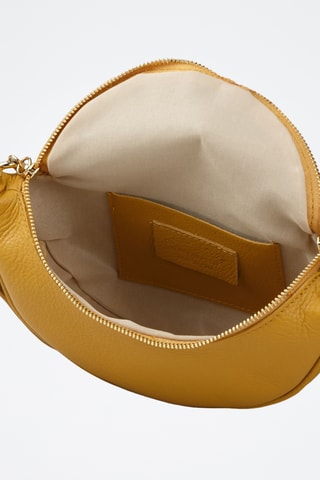 Sac bandoulière en cuir de veau - Jaune