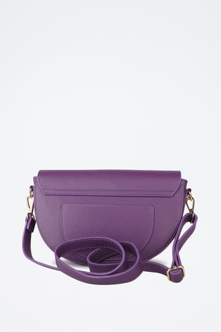 Sac bandoulière en cuir de veau - Violet