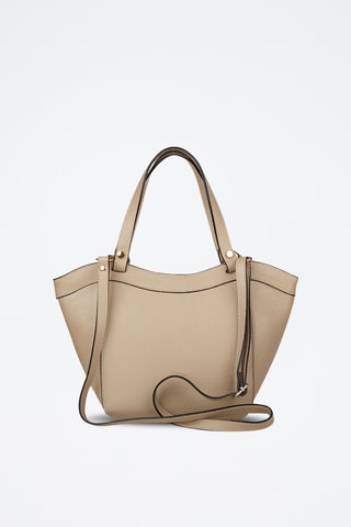 Sac à main en cuir de veau - Beige