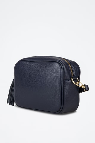 Sac bandoulière en cuir de veau - Bleu