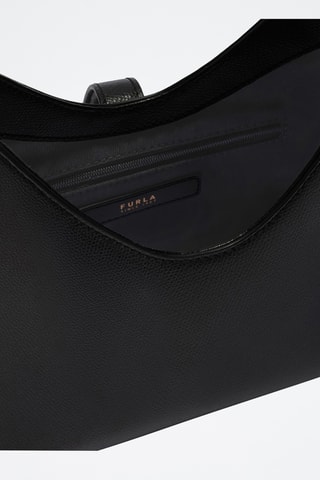 Sac porté épaule en cuir - Noir